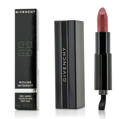 givenchy rouge interdit satin lipstick 62|givenchy universal black lip balm.